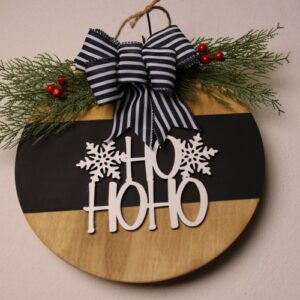 Ho Ho Ho | Large | Circular Sign