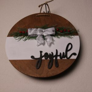 Joyful | Large | Circular Sign